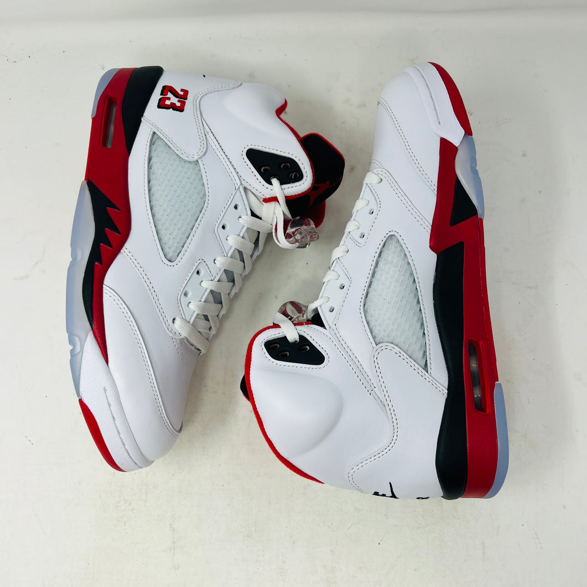 Jordan 5 Retro Fire Red Black Tongue (2025)