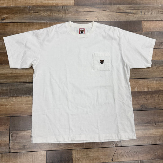 Victor Victor Worldwide Pocket Tee White