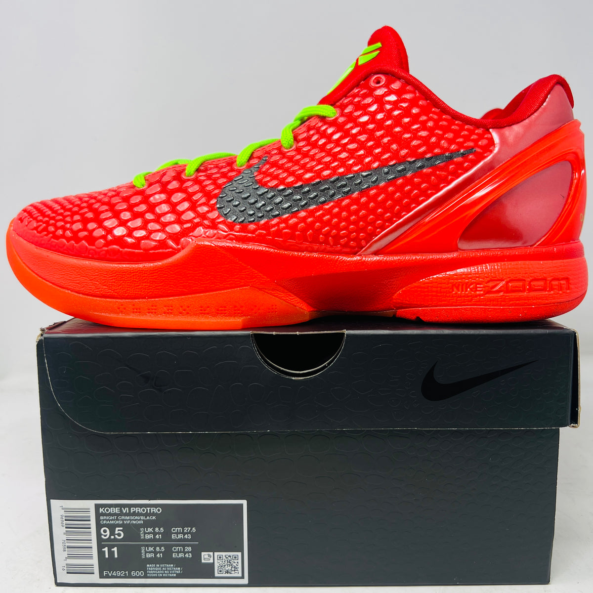 Nike Kobe 6 Protro Reverse Grinch