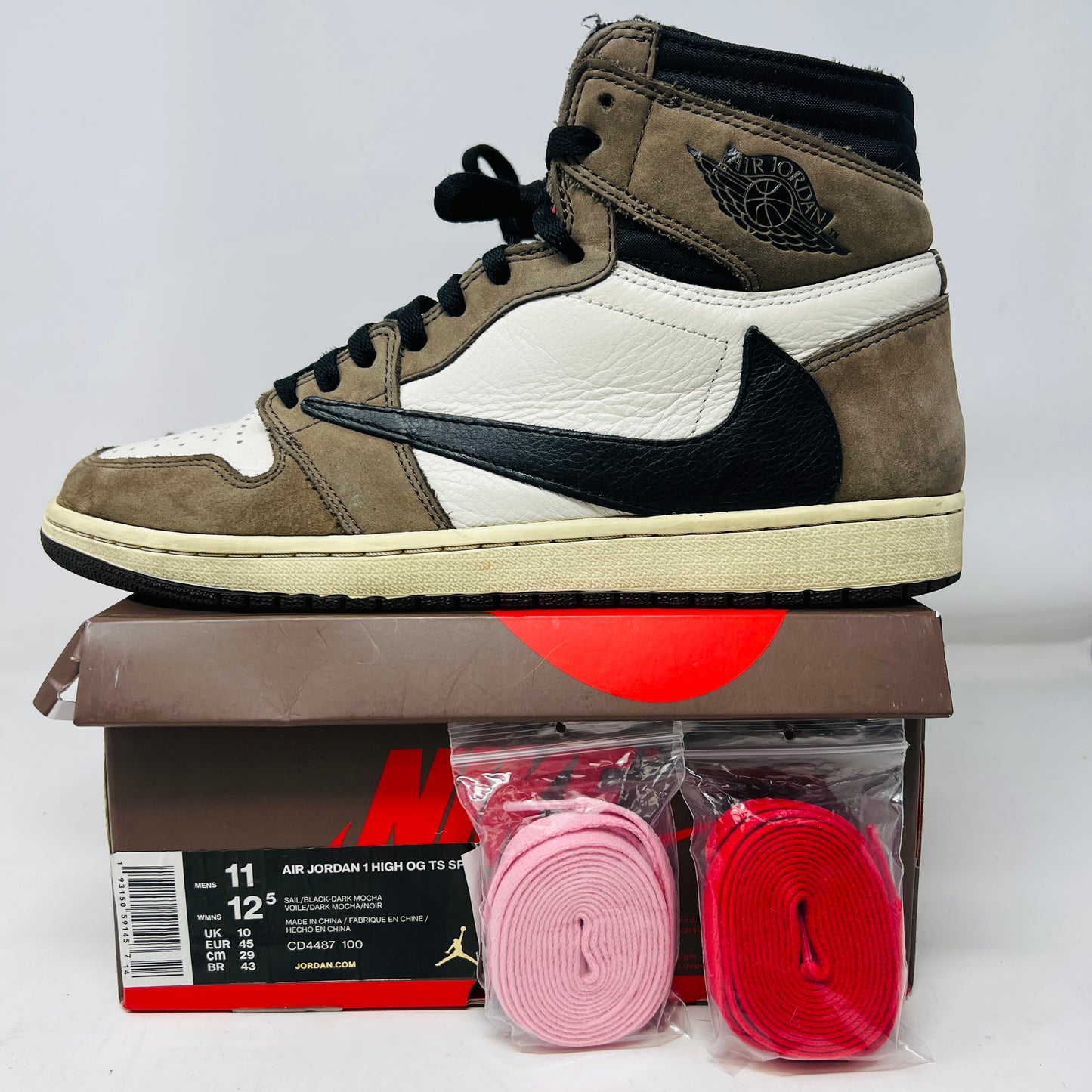 Jordan 1 Retro High OG SP Travis Scott Mocha