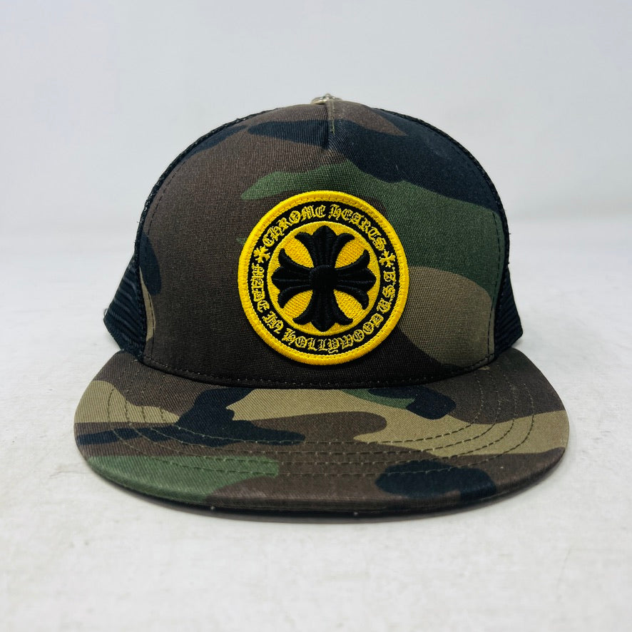 Chrome Hearts Plus Cross Seal Stamp Trucker Hat Camo – Holy Ground
