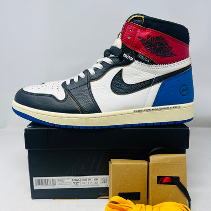 Jordan 1 Retro High OG SP Fragment x Union LA Varsity Red Sport Royal
