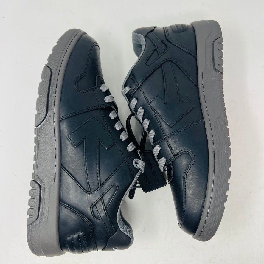 OFF-WHITE Out Of Office "OOO" Low Tops Black
