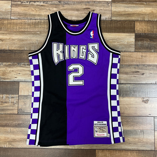 1994/95 Hardwood Classics Mitch Richmond Sacramento Kings Jersey