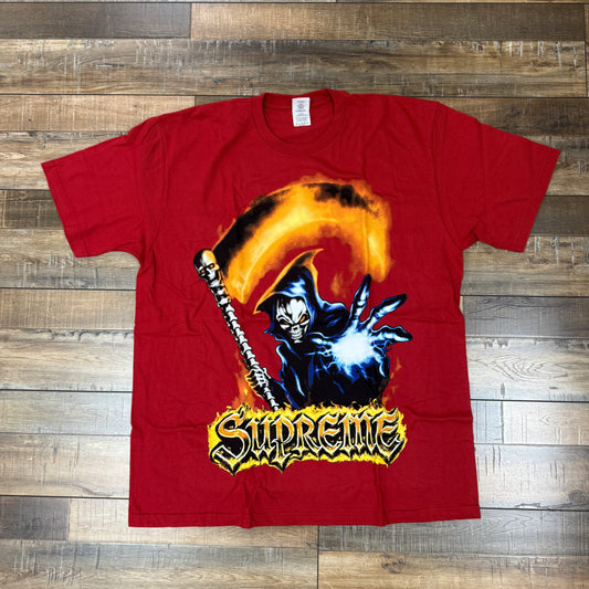 Supreme Grim Reaper Tee Red
