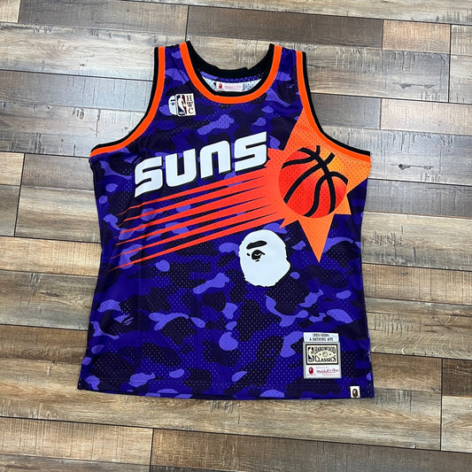 BAPE x Mitchell & Ness NBA Phoenix Suns Swingman Jersey Purple