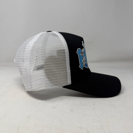 Palace x World Industries Trucker Cap Black