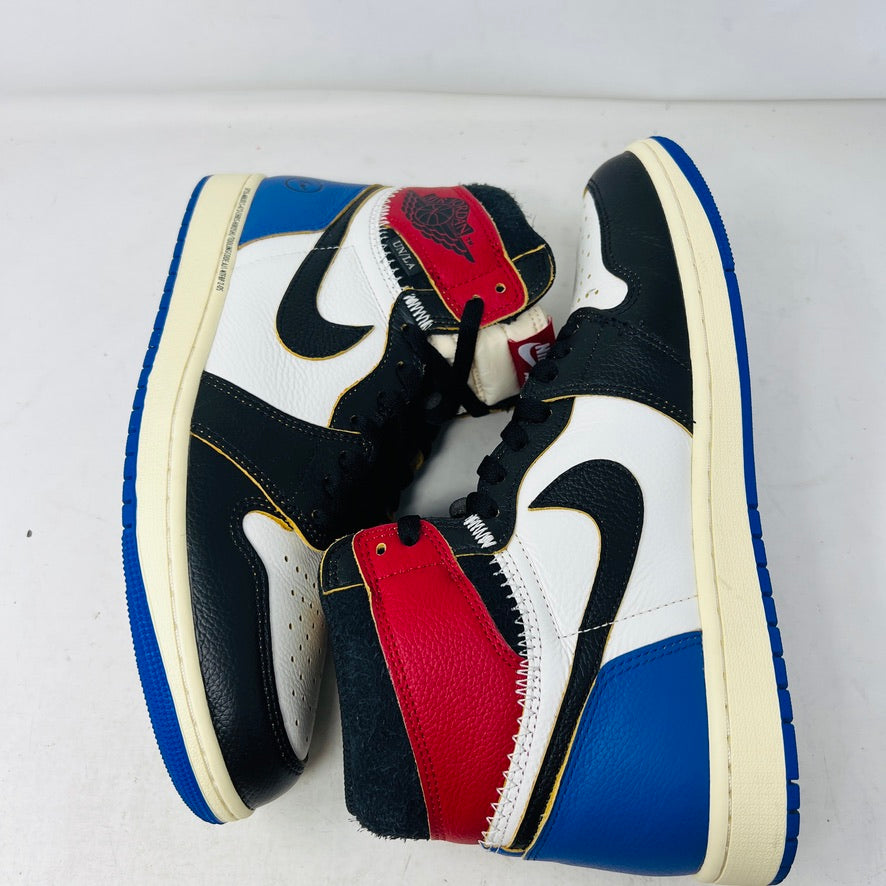 Jordan 1 Retro High OG SP Fragment x Union LA Varsity Red Sport Royal