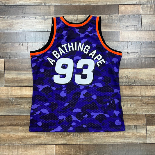 BAPE x Mitchell & Ness NBA Phoenix Suns Swingman Jersey Purple