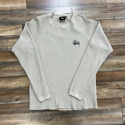Stussy Basic Raglan Thermal FW24 Bone
