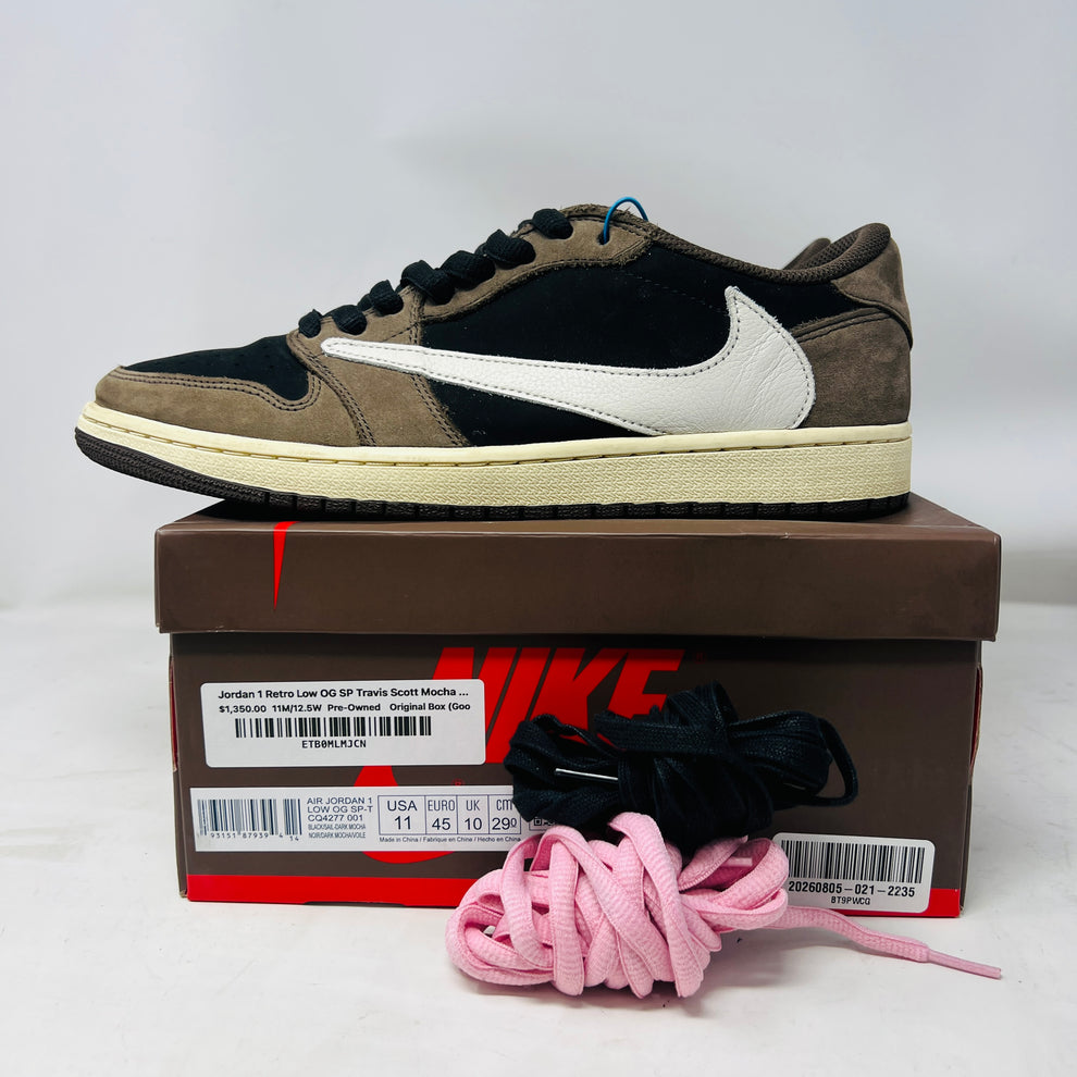Jordan 1 Retro Low OG SP Travis Scott Mocha – Holy Ground