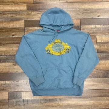 Supreme Love or Hate Hooded Sweatshirt Dusty Blue