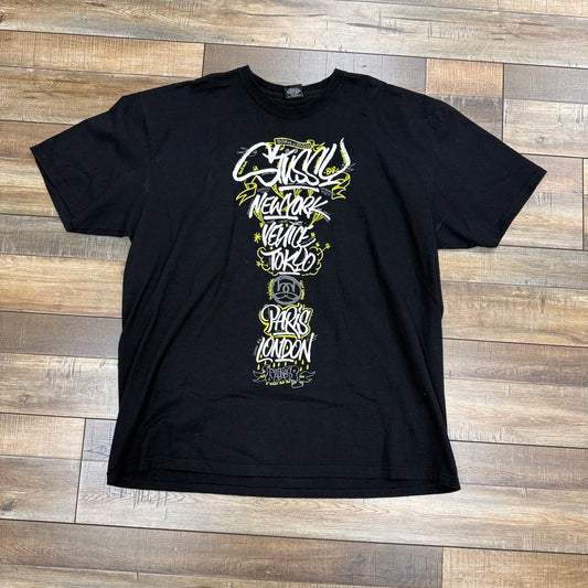 Stussy Born X Raised Handstyles Tee Black