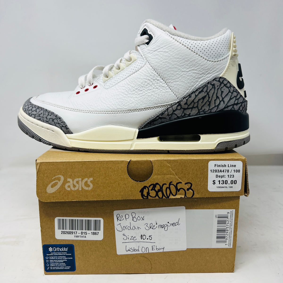 Jordan 3 Retro White Cement Reimagined