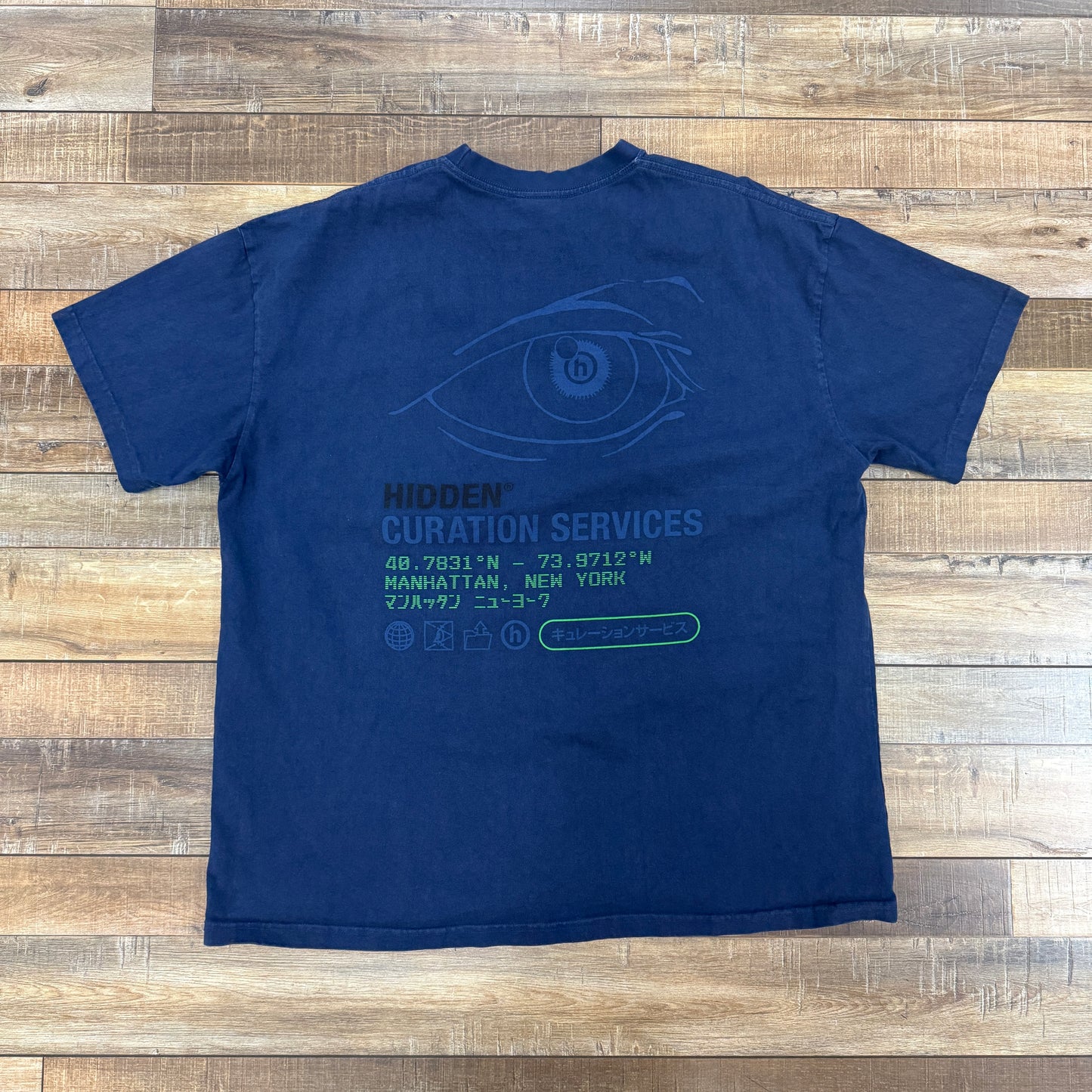 HIDDEN NY Curation Services Tee Blue