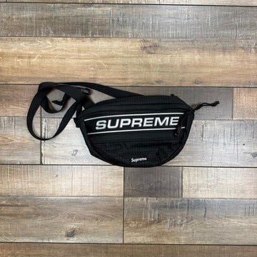 Supreme Logo Waist Bag Black
