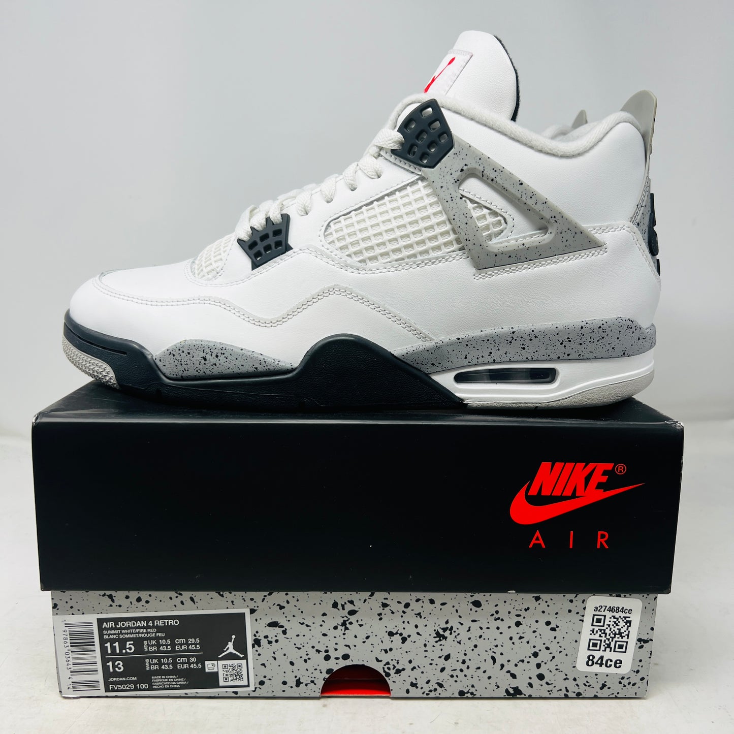 Jordan 4 Retro White Cement (2025)