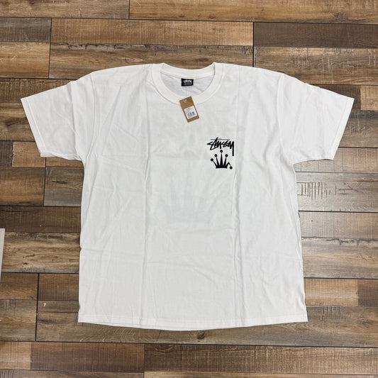 Stussy Crown Wreath Tee 'White'