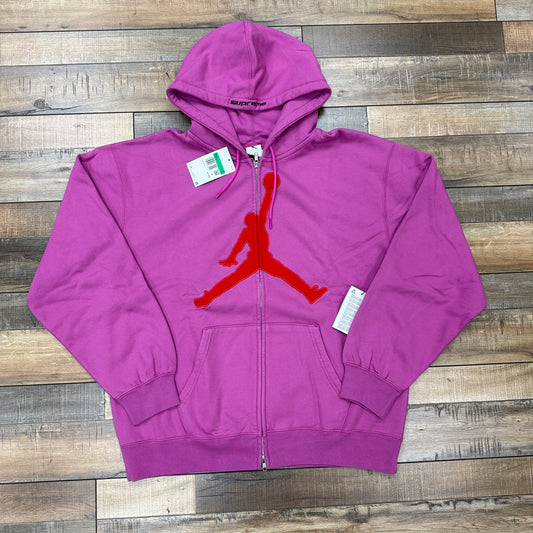 Supreme Jordan Hooded Sweatshirt (SS26) Pink