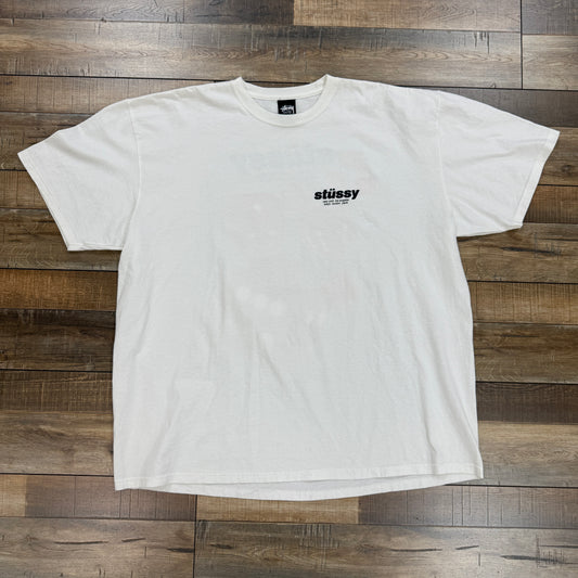 Stussy Rollers Tee 'White'