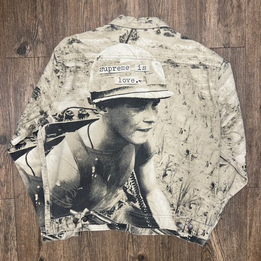 Supreme Is Love Denim Work Jacket Stone