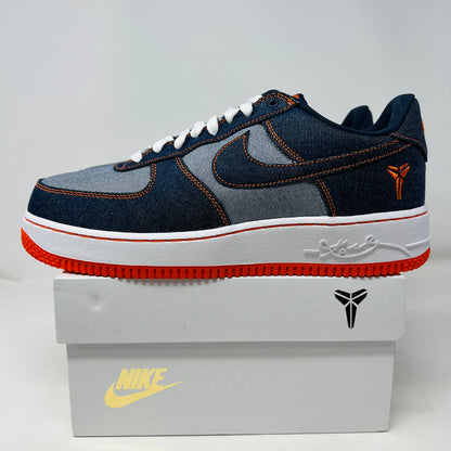 Nike Air Force 1 Low Protro Kobe Bryant Denim Obsidian Safety Orange