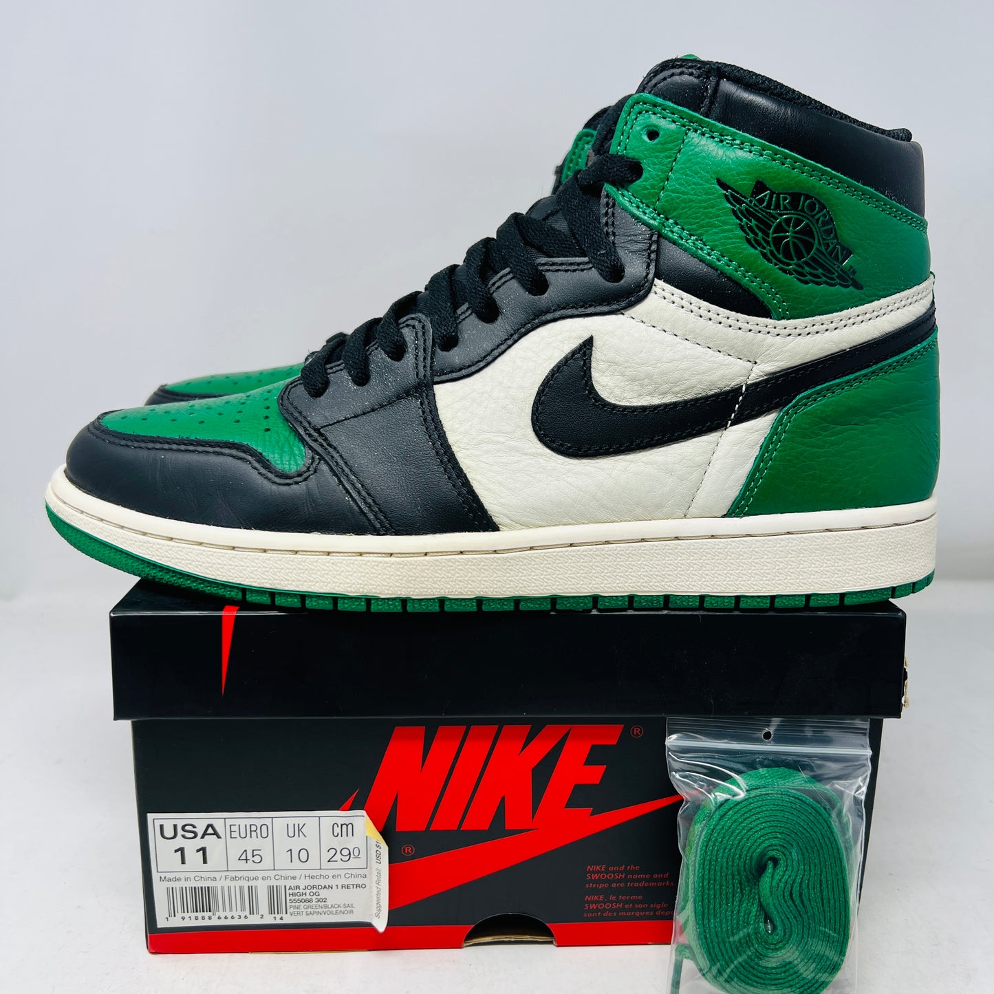 Jordan 1 Retro High Pine Green