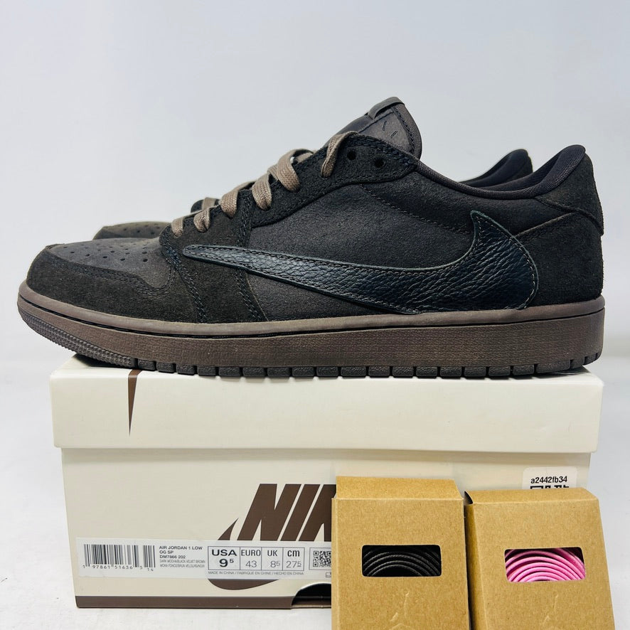 Jordan 1 Retro Low OG SP Travis Scott Velvet Brown