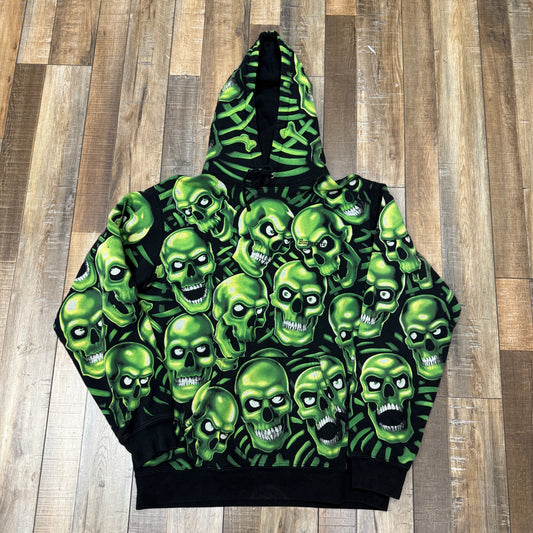 Supreme Skull Pile Hooded Sweatshirt Green
