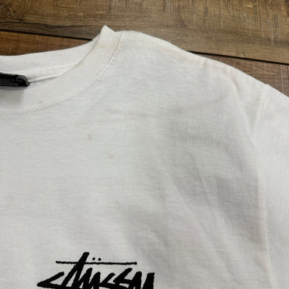 Stussy Stock Los Angeles Tee White