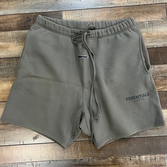 Fear of God Essentials Moss Logo Shorts