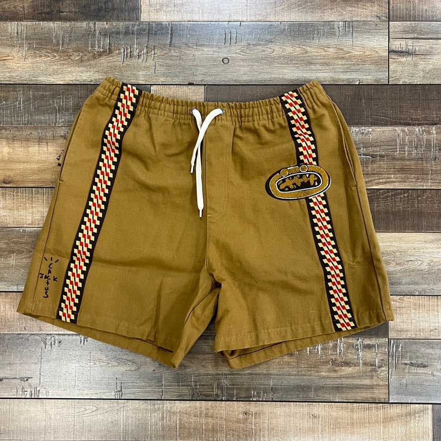 Travis Scott Cactus Jack Stripe Short Brown Multi