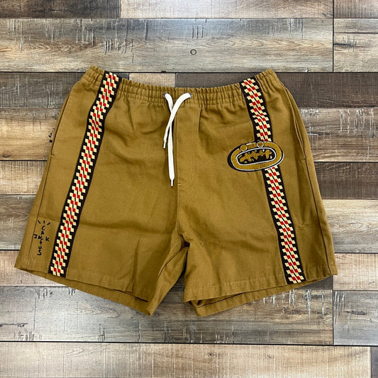 Travis Scott Cactus Jack Stripe Short Brown Multi