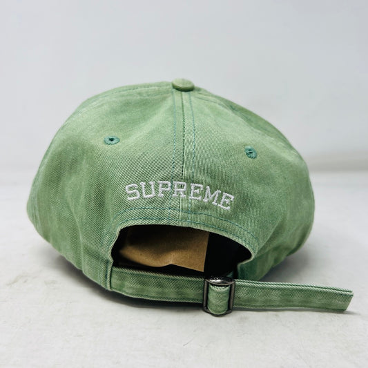 Supreme Pigment Print S Logo 6-Panel 6-Panel (FW22) Light Sage