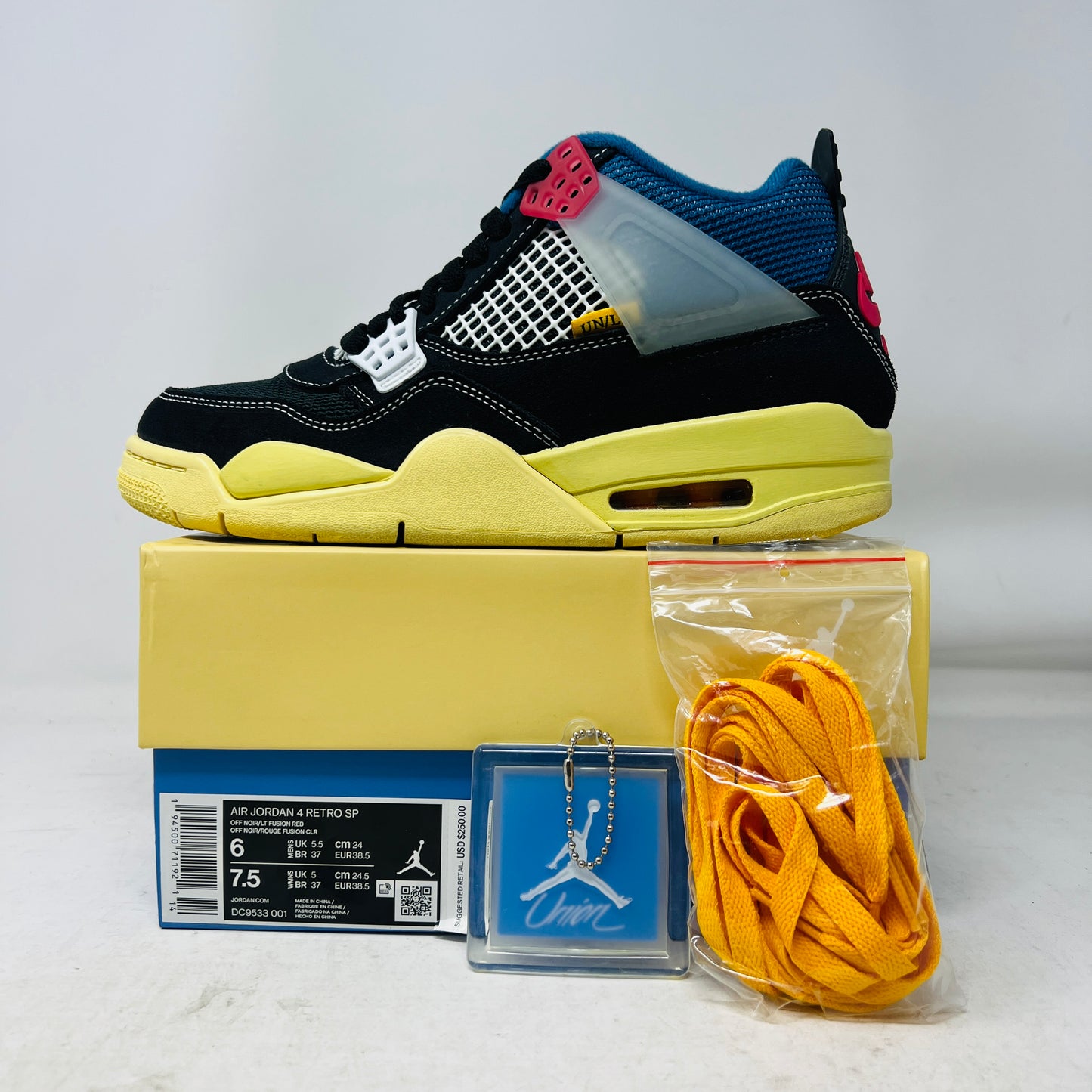 Jordan 4 Retro Union Off Noir