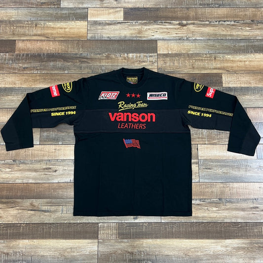 Supreme Vanson Leathers L/S Top Black