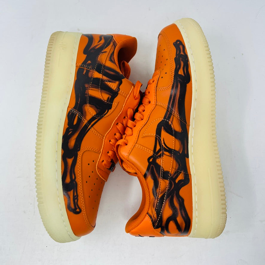 Nike Air Force 1 Low Orange Skeleton Halloween (2020)
