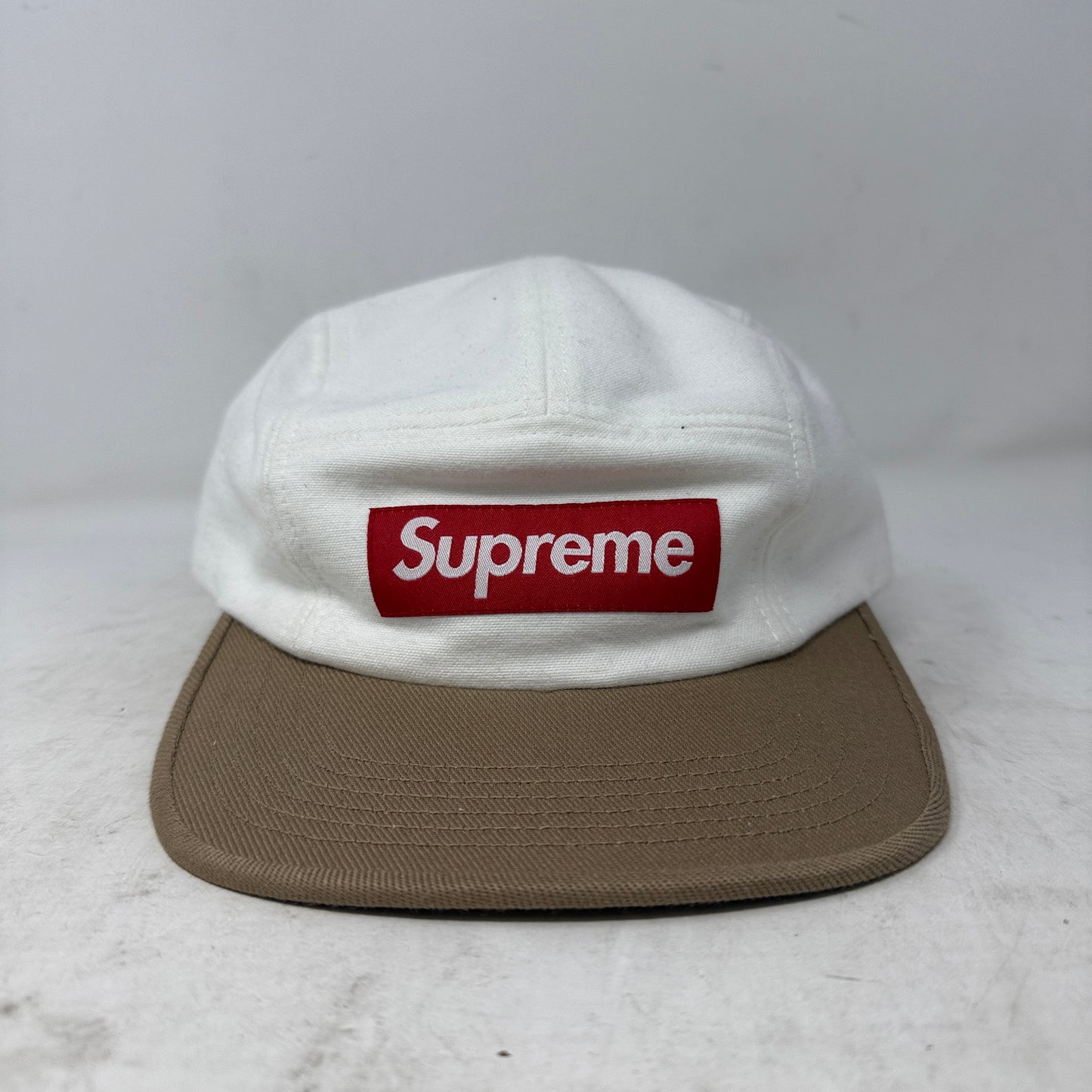 Supreme 2-Tone Camp Cap White