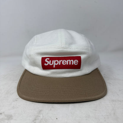 Supreme 2-Tone Camp Cap White