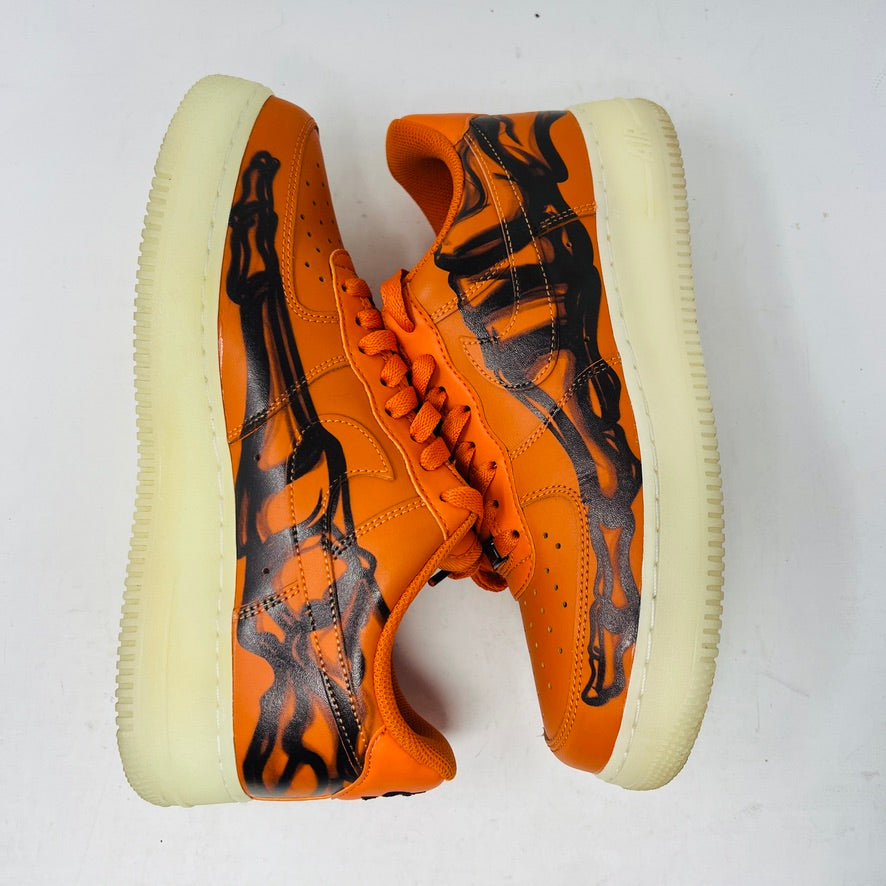 Nike Air Force 1 Low Orange Skeleton Halloween (2020)