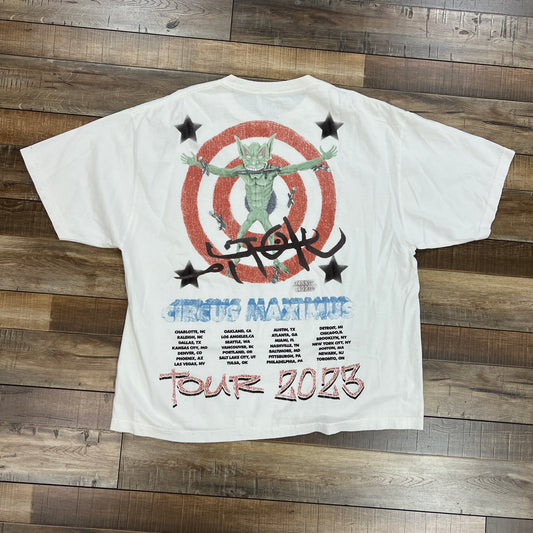 Travis Scott Utopia Circus Maximus 2023 Tour III Tee White