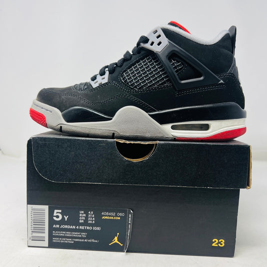 Jordan 4 Retro Bred (2019) (GS)