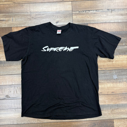 Supreme Futura Logo Tee Black