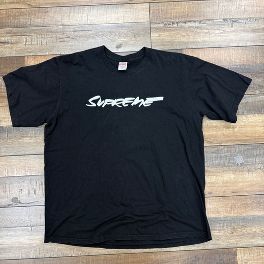 Supreme Futura Logo Tee Black