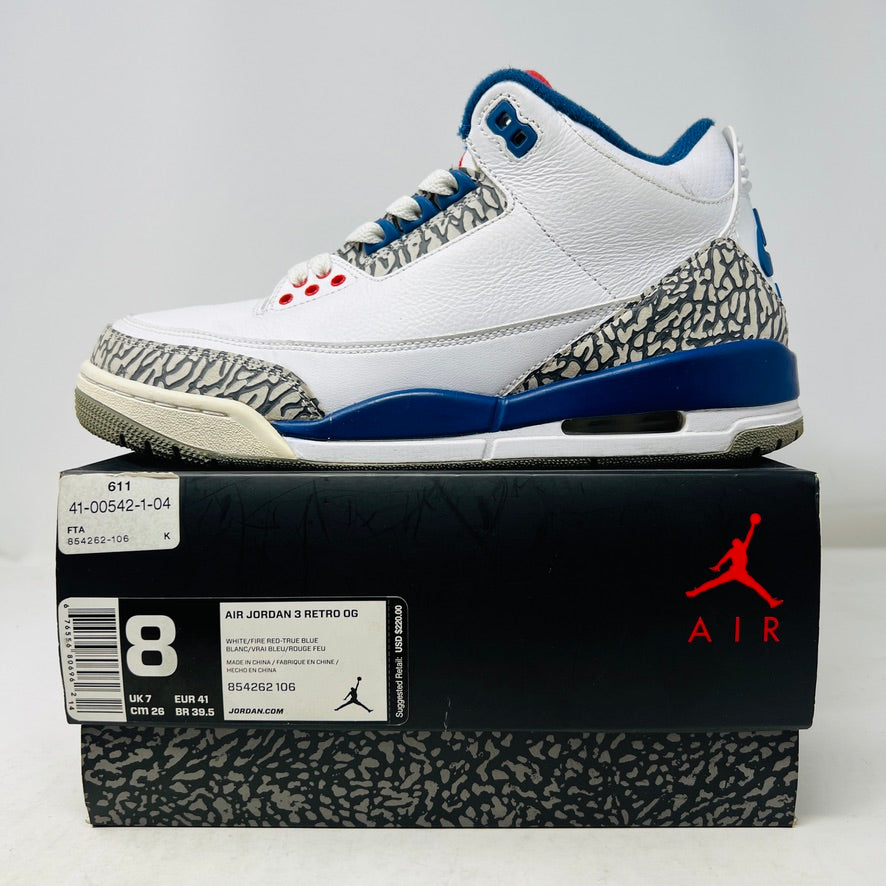 Jordan 3 Retro True Blue (2016)