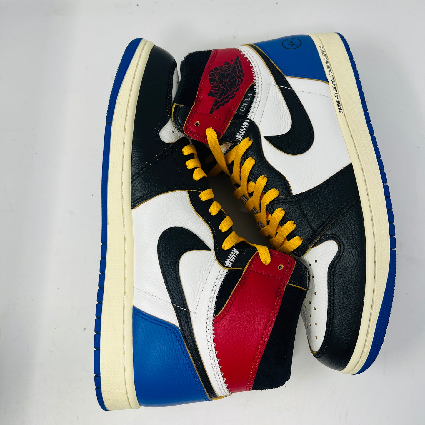 Jordan 1 Retro High OG SP Fragment x Union LA Varsity Red Sport Royal