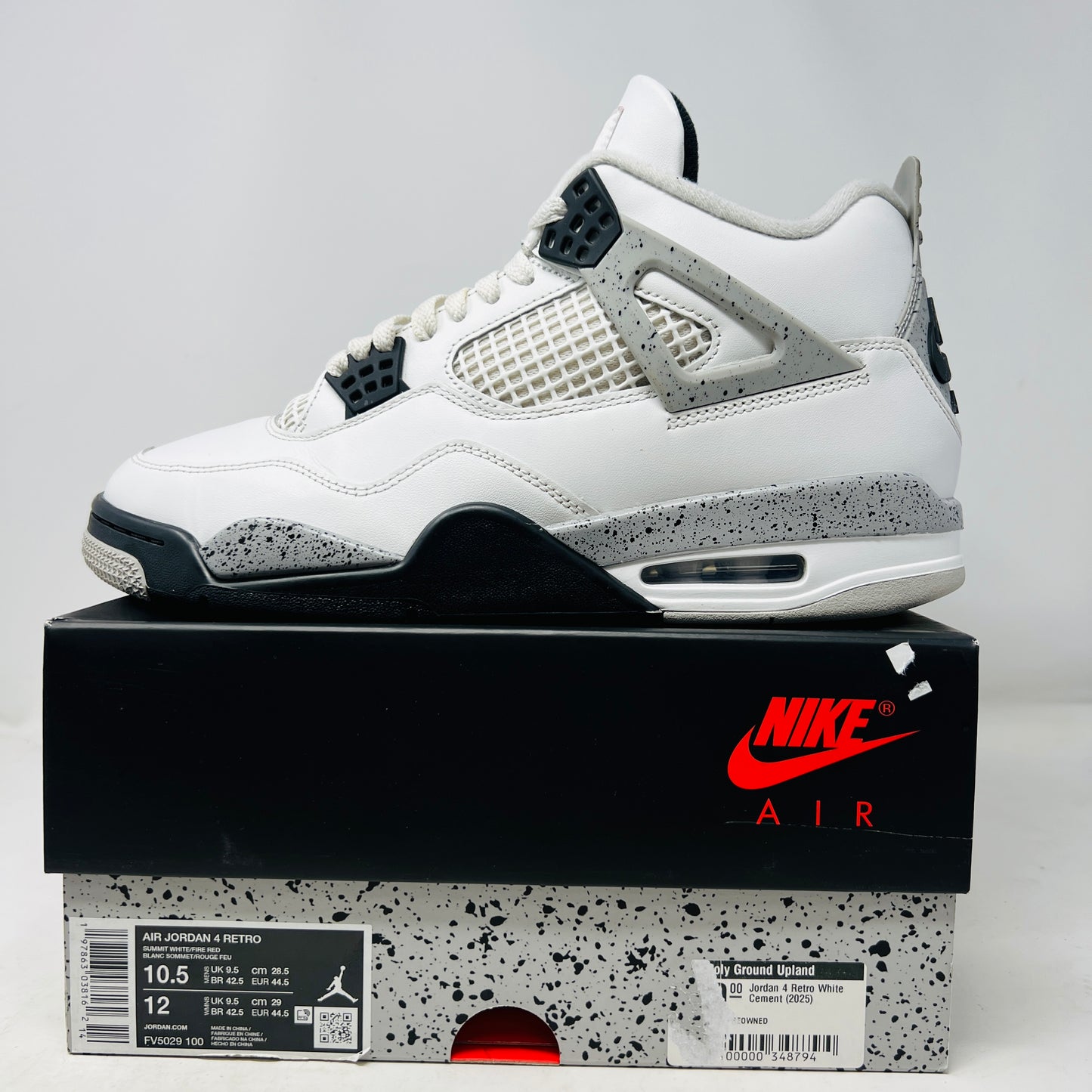 Jordan 4 Retro White Cement (2025)