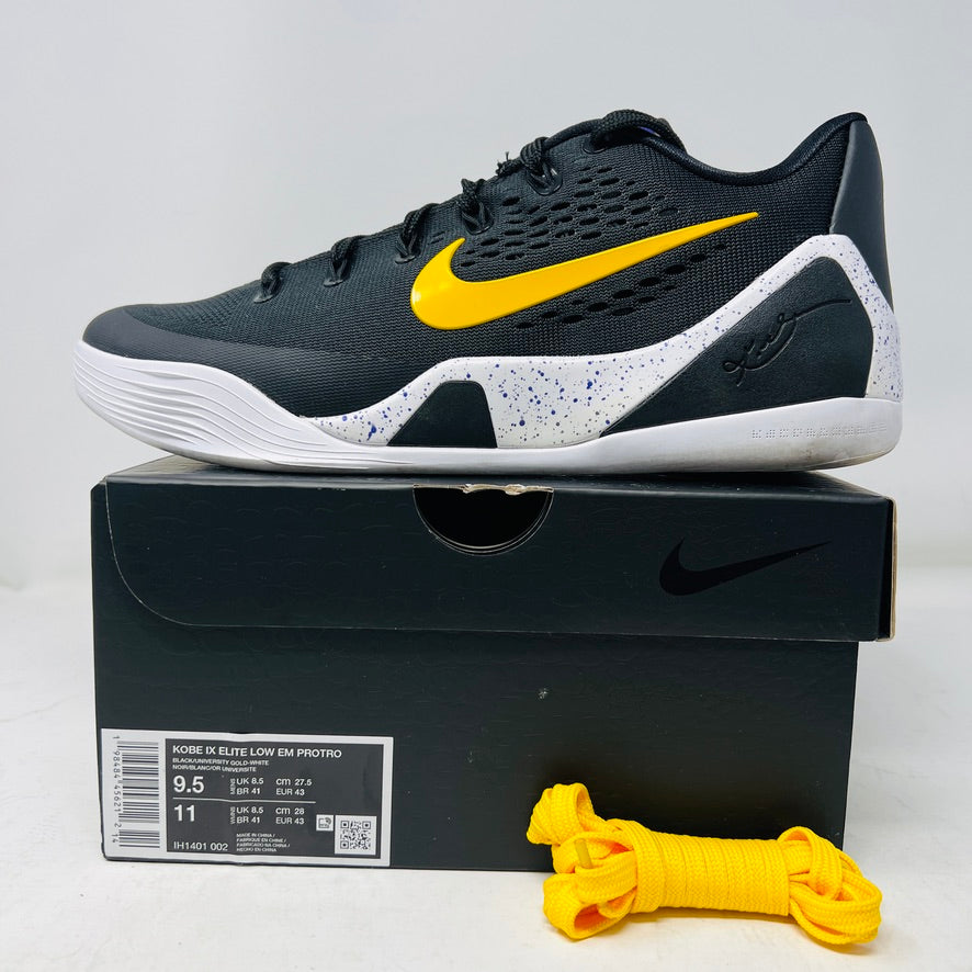 Nike Kobe 9 EM Low Protro TB Black University Gold