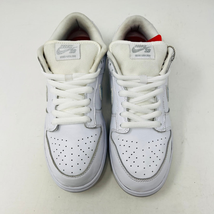 Nike SB Dunk Low Supreme 94 White Metallic Silver