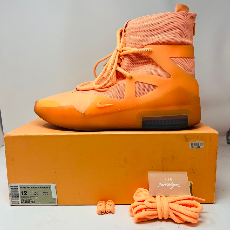 Nike Air Fear Of God 1 Orange Pulse